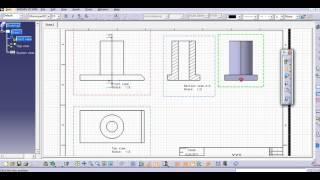 SECTIONS VIEW CATIA V5