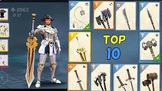 TOP 10 MOST POWERFULL WEAPONS OF SHADOW FIGHT 3 EXPLAINED IN HINDI