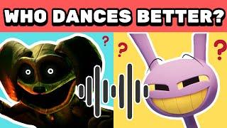 GUESS WHO IS DANCING & WHO DANCES BETTER 2 Dogday, The amazing digital circus, Poppy playtime 3 quiz