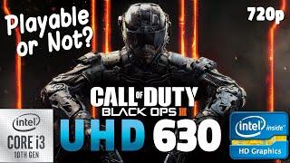 Call of Duty Black Ops 3 test on UHD 630 | i3 10100 + 16 GB RAM