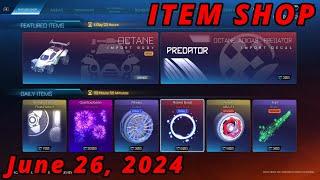 June 26 Rocket League Item Shop: PIXEL-PERFECT ANIMATED DECAL!