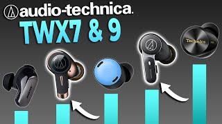 Audio Technica TWX7 & TWX9 (Ranked against 17 Earbuds)