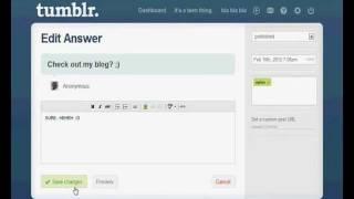 Tutorial : How to tag a question on tumblr