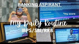 Daily routine of a banking Aspirant  #ibpspo #sbipo