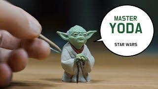 Yoda (star wars) - polymer clay tutorial