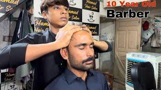 Young Barber Great Head Massage | Asmr Satisfying Head Massage #asmr