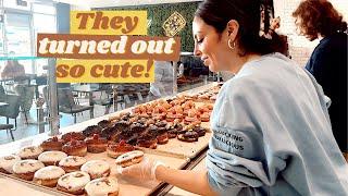 A REALISTIC DAY IN MY LIFE AT THE DONUT SHOP - WAIT TIL U SEE THE SPECIAL DONUTS I MADE!