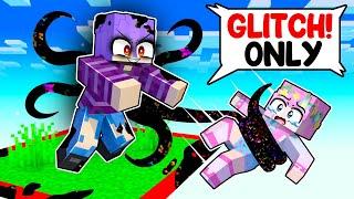 BECOMING the GLITCH on ONE CHUNK in Minecraft!