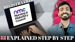 HOW TO DO NEW ONLINE UK NMC REGISTRATION IN 2024 | How to do UK NMC registration in English