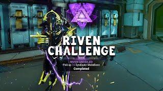 HOW TO EASILY COMPLETE SYNDICATE MEDALLION RIVEN CHALLENGES!!! - Warframe