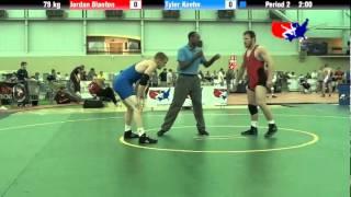 University Nat`ls FS  79 kg: Jordan Blanton vs. Tyler Koehn