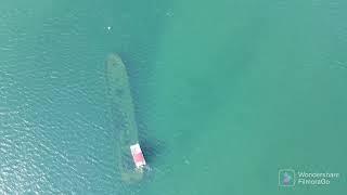 Shipwreck Bermuda off Grand Island MI.  Sunk in 1870.