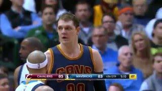 Timofey Mozgov vs Dallas. 12.01.2016