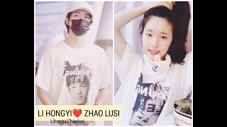 LI HONGYI AND ZHAO LUSI WEAR THE SAME T-shirt IS THIS JUST A COINCIDENCE? #LihongyiZhaolusi