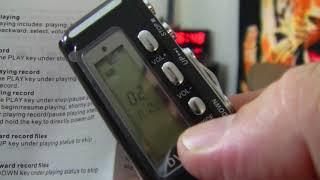 How do I work a DIGITAL VOICE RECORDER?  Can I use it to record sound via line-in?