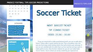 PredictZ | SOCCER TICKET