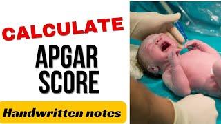 APGAR score in Hindi | How to calculate apgar score | Pediatrics