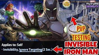 INVISIBLE  IRON MAN PVP TESTING | Marvel Future Fight