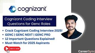 Cognizant Technical Interview Experience 2025 | GENC , Genc Next and  Genc Pro Roles  #jobinterview