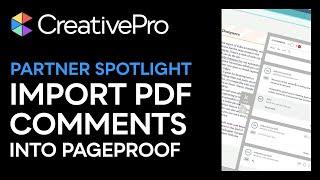 Importing PDF Comments into PageProof - CreativePro Partner Spotlight