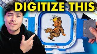 How to Digitize a Cartoon Design with the Design Doodler | Digitizing Embroidery Tutorial