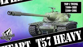 ДЕЛАЮ ТОП-1 МЕСЯЦА ПО СРЕДНЕМУ УРОНА НА T57 Heavy | ЛЮТЫЙ ДАМАГЕР