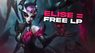 how I have 91% WINRATE IN KOREA CHALLENGER with Elise