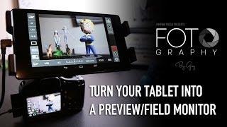 Turn your Tablet into a Preview / Field Monitor with DSLR Controller for Android