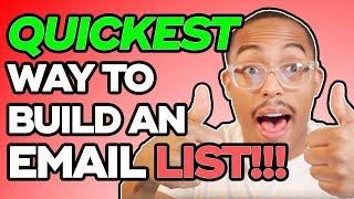 The Quickest Way To Build An Email List In 2019! (Email List Growth Hacking) | [Email List Building]