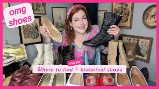 Let's Talk About Historical Costuming Shoes! (and where to find them)