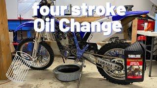 How To Change Oil on a Four-Stroke Dirt bike (Complete Guide)!