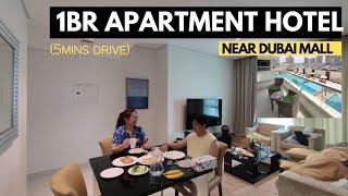 Hotel near Dubai Mall [4K] | Affordable 1BR Apartment Hotel (5 minutes’ drive / 15mins walk only)