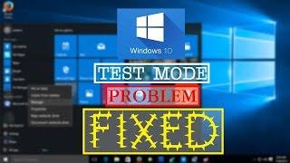 How to desable windows 10 test mode build 14393 Problem Fixed | Windows 10 Pro Test Mode watermark