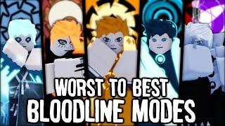 EVERY Bloodline Mode RANKED From WORST To BEST | Shinobi Life 2 Bloodline Tier List