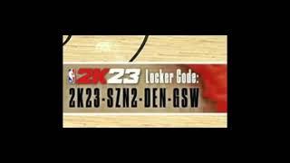 30 seconds of active NBA 2k23 locker codes