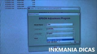 Como resetar almofadas Epson L355 - L110 - L210 - L300 - L350 Reset Epson