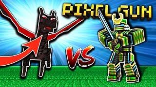 ROBOT SAMURAI VS. DRAGON!! | Pixel Gun 3D [New Update]