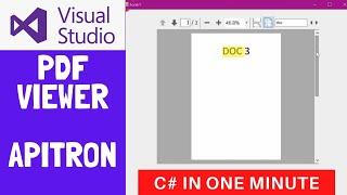 SOURCE CODE - FREE PDF Viewer WinForm C#