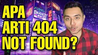 Apa arti 404 not found?
