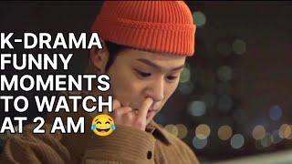 K-DRAMA FUNNY MOMENTS TO WATCH AT 2 AM|Try not to laugh kdrama edition||JANGTAN|| #kdrama ..️