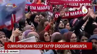 #Canlı Cumhurbaşkanı Recep Tayyip Erdoğan Samsun'da 15 Şubat 2024