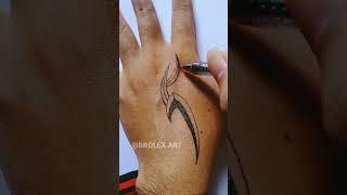 How To Draw Simple Tribal Tattoo