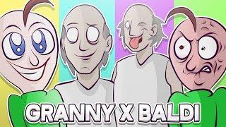 BALDI BASICS X GRANNY HORROR GAME ANIMATION COMPILATION #1