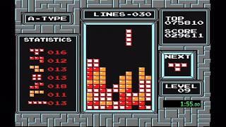 [Speed Run] Tetris NES 100 Lines in 5:16