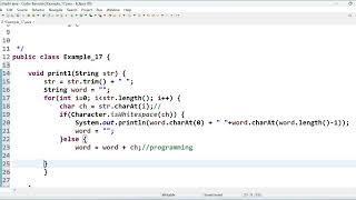 How do you print the first and last character of a word in java?