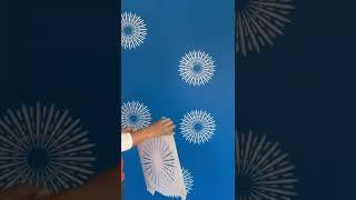 Amazing modern wall Stencil design For home Painting Tech