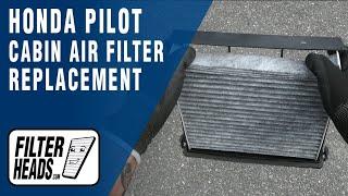 How to Replace Cabin Air Filter 2017 Honda Pilot | AQ1058C