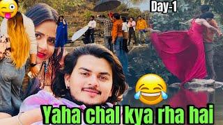 Location pe ye sb kya dekhna pad raha hai  | Day-1 Shoot Vlog ️