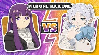 Pick One Kick One!  | Choose Anime Characters From Each Anime 