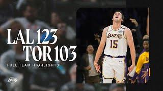 Lakers Defeat Raptors | Nov 10, 2024